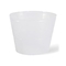 PP Tulip 25cm Dia White Plastic Nursery Pot 8L Floor Booughpot