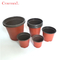 Parlor Palm 5.5cm Dia Mini Plastic Pots Opening Dia Mini Plastic Pots Indoor Plant Pots ارتفاع 5cm