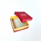 جعبه هدایای کاغذی شش گوش سفت و سخت حک شده آرم بسته بندی جعبه کادو جواهرات قرمز سفارشی