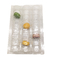 تاشو 3x8 24pcs ماکارون پلاستیکی بسته بندی سینی پوسته صدفی Clear PVC PET