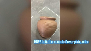 بشقاب گل سرامیکی بدلی HDPE، بشقاب گل رترو، صفحه گل پلاستیکی
