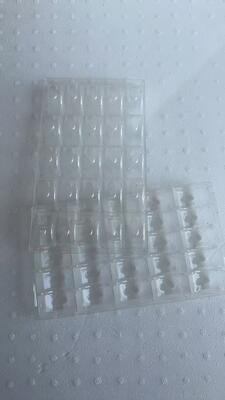 25 سینی بسته بندی ماکارون با مواد غذایی درجه PET پلاستیکی قابل استفاده مجدد و سفارشی ماکارون بلیسری سینی