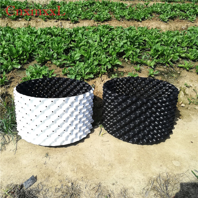 رشد ریشه سفید 0.9mm HDPE گلدان هوا پلاستیکی سطل هرس هوای گلخانه