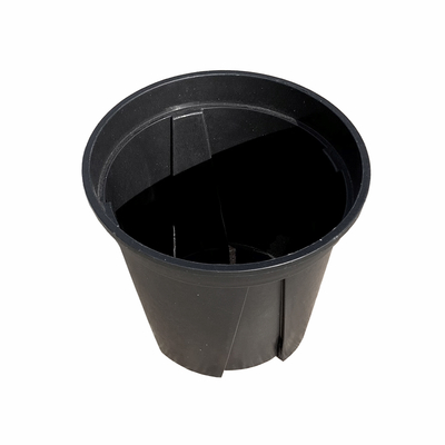 عمده فروشی 2.5L باغ سیاه پلاستیکی نوزاد گالن گلدان ضخیم گالن Bonsai برش ساخته شده از PP / HDPE