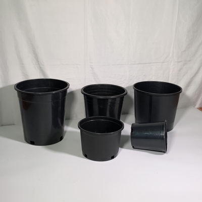 گلدان های گل های سیاه 3 گالن گلدان های بزرگ پرورش دهنده از PP / HDPE