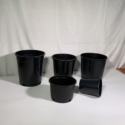 گلدان های گل های سیاه 3 گالن گلدان های بزرگ پرورش دهنده از PP / HDPE