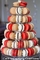 پایه برج ماکارون 2017 پایه مواد غذایی Clear Macaron Stand Plastic Macaron Tower جدید با گواهینامه CE