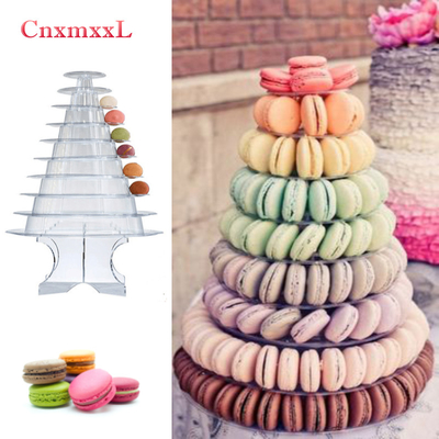 Super WOW 10 Tier Macaron Blister Tower Stand بسته بندی پوشش UV