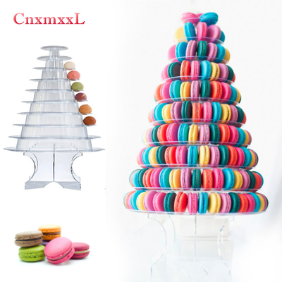 Super WOW 10 Tier Macaron Blister Tower Stand بسته بندی پوشش UV
