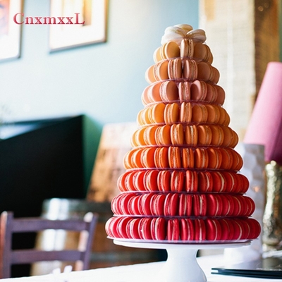 Super WOW 10 Tier Macaron Blister Tower Stand Packaging با آکریلیک