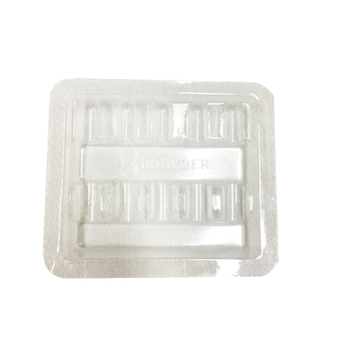 سینی آمپول PET شفاف برای 2ml 3ml 5ml 10ml بطری سینی بسته بندی پلاستیکی یکبار مصرف پزشکی