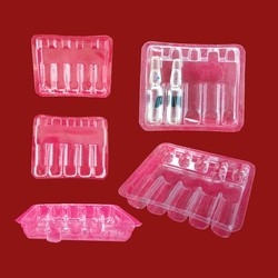سینی آمپول PET شفاف برای 2ml 3ml 5ml 10ml بطری سینی بسته بندی پلاستیکی یکبار مصرف پزشکی