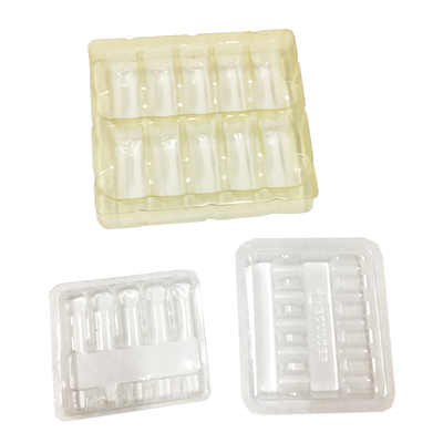 سینی آمپول شفاف PS 1ml X 5 آمپول بسته بندی پلاستیک پلاسٹک