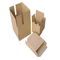 بسته بندی کاغذ راه راه قهوه ای روشن 20 عدد جعبه حمل تخت