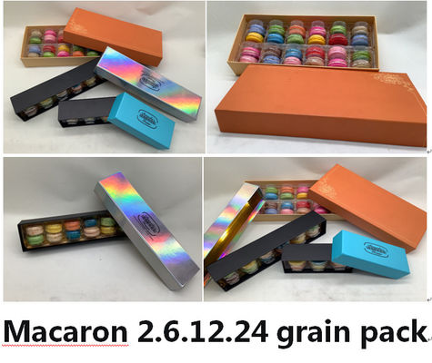 e‑commerce macaron shipping takeaway dessert packing supermarket pastry packaging  macaron gift packaging  custom macaron cavity tray
