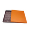 بسته بندی شکلات لوکس جعبه کاغذی کرافت نارنجی 25 عددی با داخل پلاستیکی