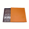 بسته بندی شکلات لوکس جعبه کاغذی کرافت نارنجی 25 عددی با داخل پلاستیکی