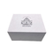 بسته بندی جعبه کاغذی کادویی تاشو سفید برای لباس و کفش