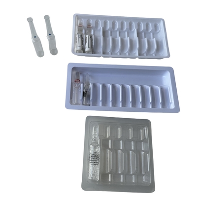 آب تزریق بسته بندی لباس 1ml 2ml 3ml بطری شیشه ای آمپول سینی برچسب سفارشی