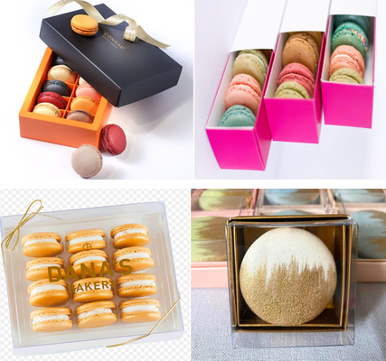جعبه پلاستیکی 33-Grain Macaron Macaron Tray طراحی قابل تنظیم شفاف