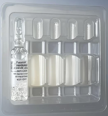 سینی فیلاژ PET سفارشی برای فیلاژ تزریق آب 1ml ~ 10ml، بسته بندی فیلاژ دارویی سفارشی