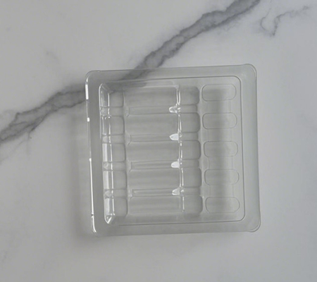 نگهدارنده جعبه PVC PET تزریق آب Tonetto آمپول تزریق پودر مایع خوراکی بسته بندی پفک بسته بندی دارویی سینی پلاستیکی