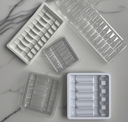 جعبه پف شفاف پلاستیکی PVC PET ظرف مایع خوراکی یکبار مصرف