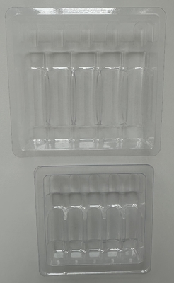 سینی آمپول PET سفارشی 1ml ~ 10ml سینی تزریق آب آمپول PET