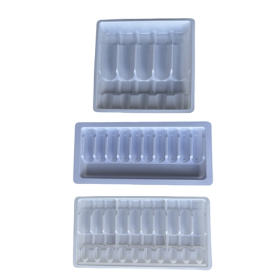 سفارشی سازی سینی آمپول PET عمده فروشی 1ml 2ml 5ml 10ml سفارشی سازی سینی آمپول مشخصات متعدد