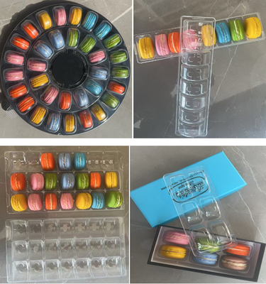 Super WOW 10 Tier Macaron Blister Tower Stand Packaging با آکریلیک