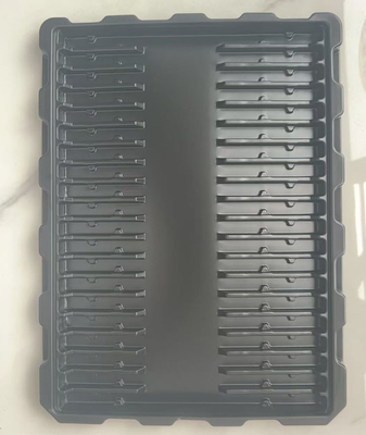 سینی استخراج IC مستطیل ESD دوستانه با محیط زیست، سینی کریستالی PS 4 اینچی