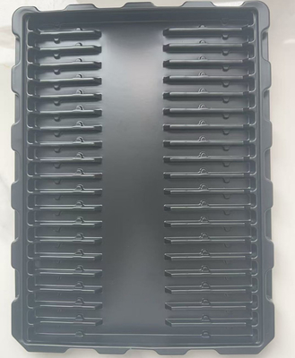 سینی استخراج IC مستطیل ESD دوستانه با محیط زیست، سینی کریستالی PS 4 اینچی