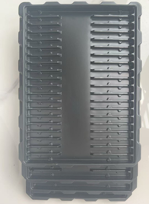 سینی استخراج IC مستطیل ESD دوستانه با محیط زیست، سینی کریستالی PS 4 اینچی