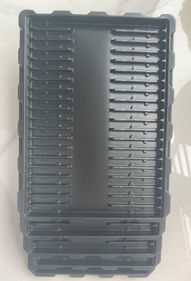 سینی استخراج IC مستطیل ESD دوستانه با محیط زیست، سینی کریستالی PS 4 اینچی
