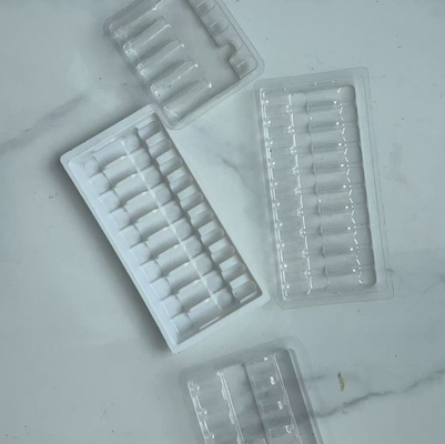 سینی های پلاستیکی PVC عمده فروشی برای 1 میلی لیتر سوزن آب، سینی داخلی فرم دهی وکیوم برای دارو