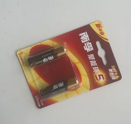 اندازه سفارشی بسته بندی پلاسٹک شفاف و پایدار برای بسته بندی باتری و توپ گلف