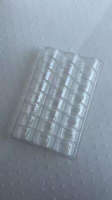 سینی بسته‌بندی ماکارون 25 عددی با PET درجه غذایی به ضخامت 0.55 میلی‌متر و طراحی قابل استفاده مجدد