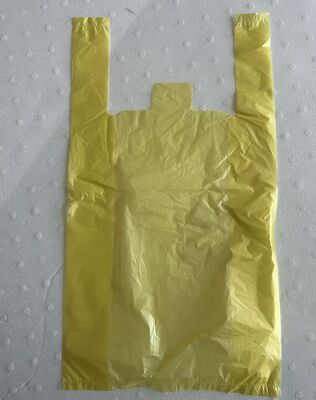 کیف دستی پلاستیکی قابل بازیافت HDPE سفارشی با مقاومت بالا در برابر ضربه برای خرید سوپرمارکت