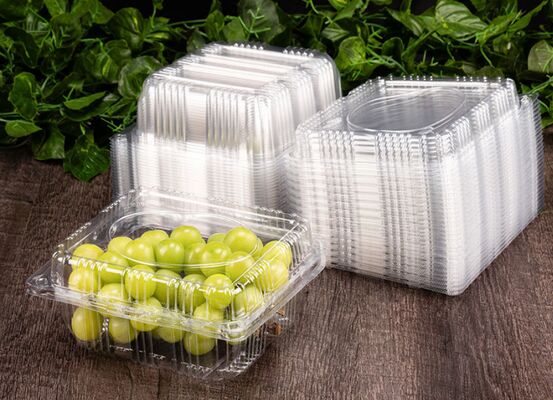 Customized PET Plastic Blister Packaging Box with Heat Sealing and Recyclable Material for Fruit and Tomato Packaging