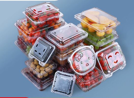 Customizable Recyclable PET Box for Fruits and Vegetables with Thermoforming Transparent Packaging