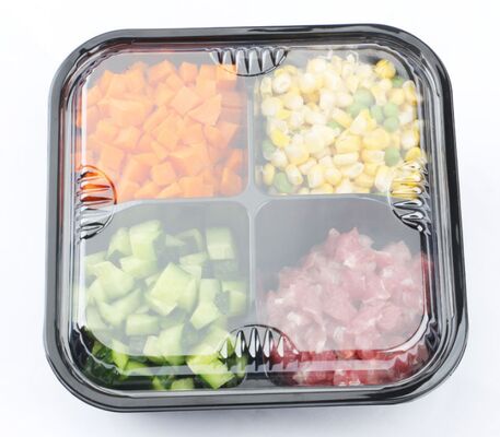 Customized Design Recyclable PET Plastic Blister Packaging with Heat Sealing for Fruit Packaging Box