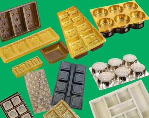 سینی پلاستیکی دوستدار محیط زیست با چاپ سفارشی و طراحی شفاف برای بسته بندی مواد غذایی