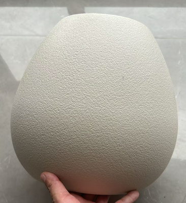 Nordic Minimalist PE Coated Ceramic Flowerpot in Multiple Sizes for Indoor and Outdoor Use