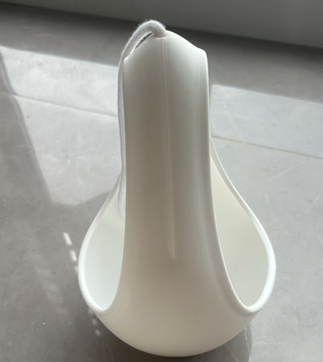گلدان گل پیچک سبز گرد HDPE با طرح سرامیکی بدلی ضخیم و سایزهای متعدد