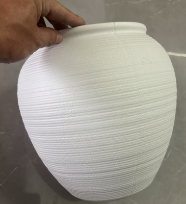 گلدان سرامیکی کوچک مدرن HDPE با اندازه های متعدد و طول عمر طولانی برای تزئینات خانگی