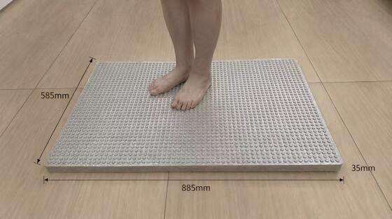 Massage Bumps Shower Mat and Fast Drainage Bath Mat with Mold Resistant Non Slip Mat Design for Safe Bathrooms