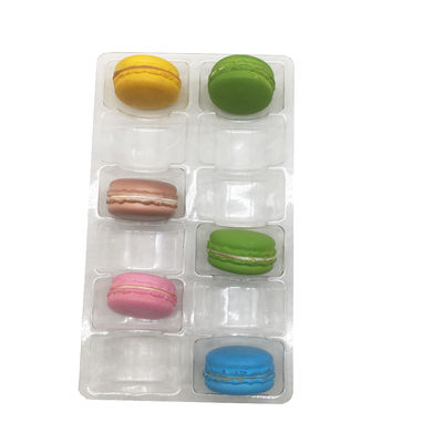 Single Piece 2X6 Arrangement 12 Pack Clear Plastic Clear Plastic Macaron Siy insert Plastic