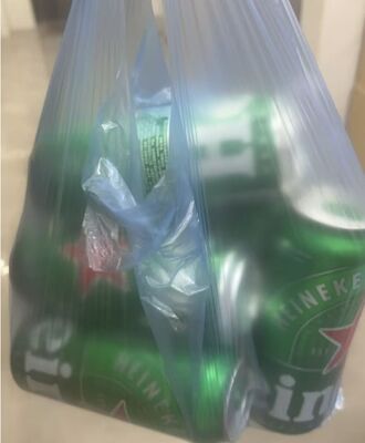 بسته بندی سفارشی HDPE با مقاومت بالای ضربه و مواد بازیافتی برای سوپرمارکت ها