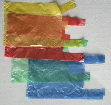 کیسه خرید بازیافتی HDPE با مقاومت بالا در برابر ضربه برای سوپرمارکت ها